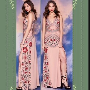 Nasty Gal Studio Ashley Beaded Dress